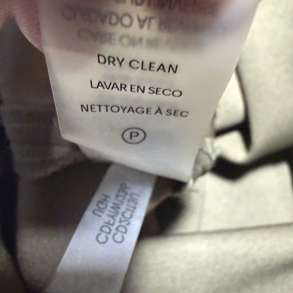 Calvin Klein Sheath Dress Women 10 Olive Green Ruched Side Drawstring Crepe Midi - Picture 9 of 12